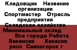 Кладовщик › Название организации ­ Спортмастер › Отрасль предприятия ­ Складское хозяйство › Минимальный оклад ­ 26 000 - Все города Работа » Вакансии   . Хакасия респ.,Саяногорск г.